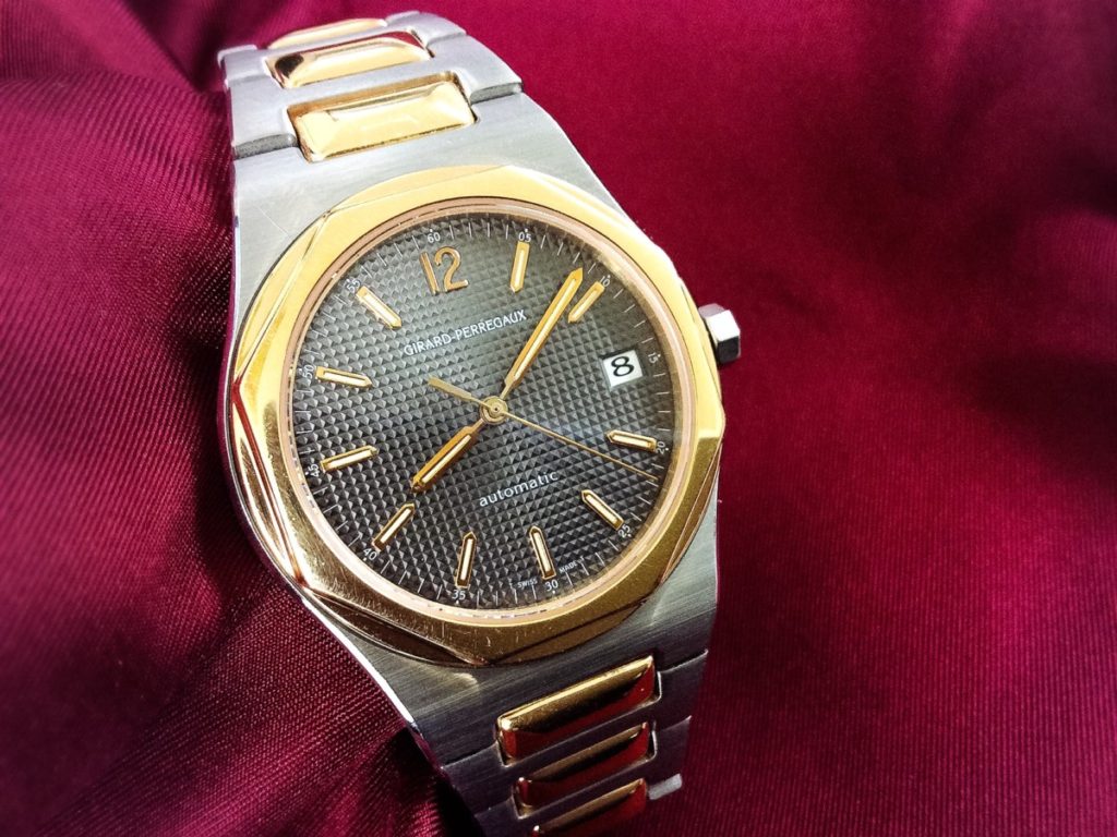 時計修理の日々 ジラールペルゴのオーバーホール バンド調整が完了いたしました 岡山県倉敷市 ｋ様