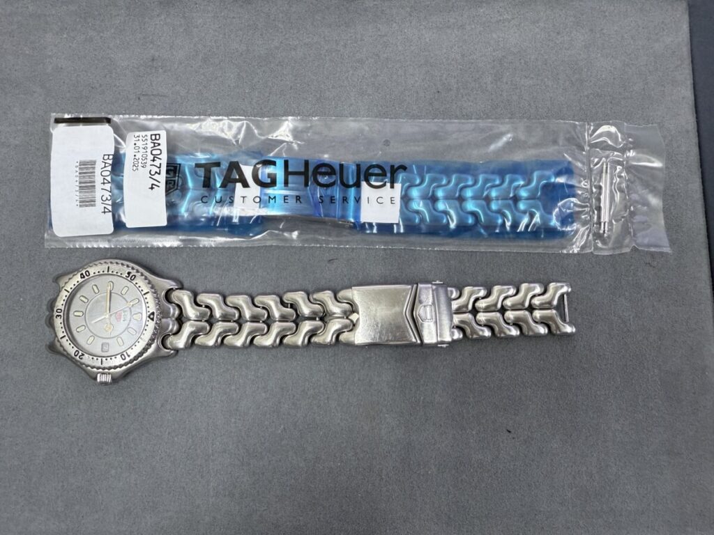 時計修理の日々 | タグホイヤー・セルシリーズの純正ベルト交換を承り